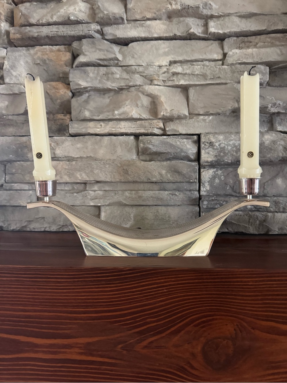 Mid Century WMF candle stick holder centre piece
